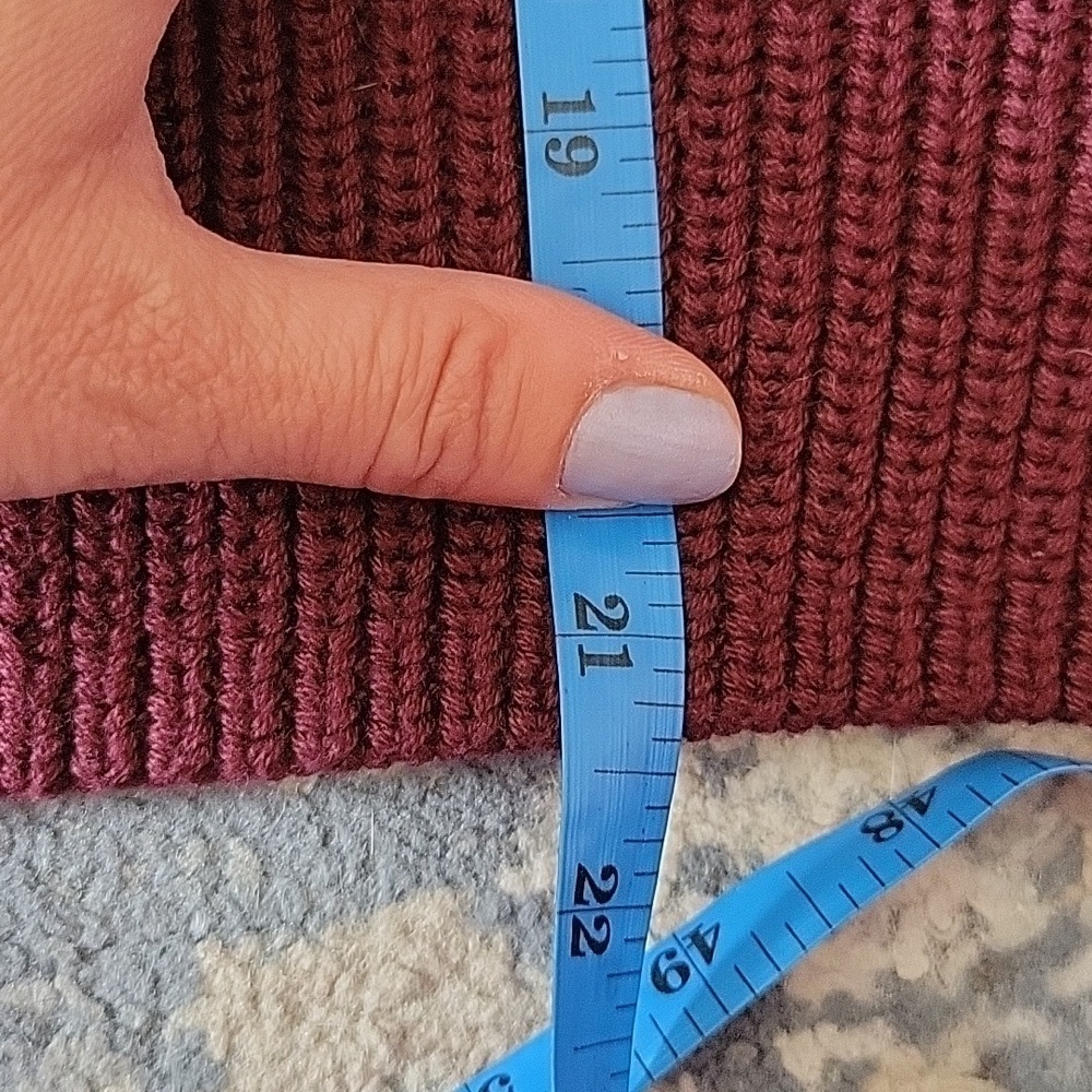 𝅺LORD & TAYLOR Burgundy Sweather US S - Picture 8 of 8